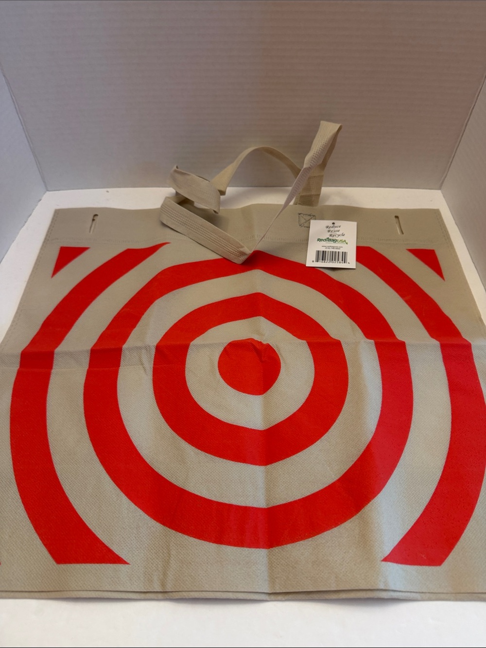 Target Reusable Tote Bag 16” x 17.5” x 7” Deep